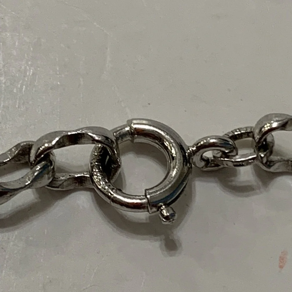 Vintage Sterling Silver  Charm Bracelet 7